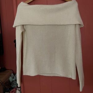 H&M cream off the shoulder sweater dress. I've only worn it once.